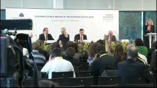 ECB Press Conference  4 October 2012 [upl. by Dempstor]