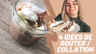 4 idées de goûter Sain Rapide amp Gourmand [upl. by Adnuahs]