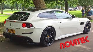 Ferrari GTC4Lusso LOUD start up amp acceleration w Novitec parts [upl. by Coppinger800]