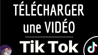 TELECHARGER VIDEO TikTok comment ENREGISTRER ou copier une vidéo TIK TOK sur son TELEPHONE [upl. by Efar]