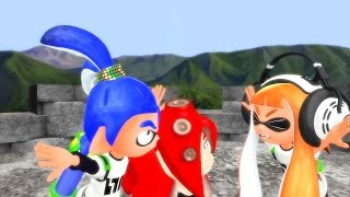 MMD Splatoon  Talking Inklings xD [upl. by Rambert]