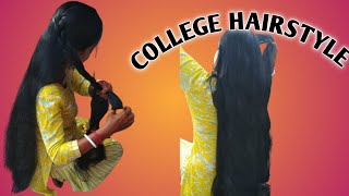 how to make this college hairstyle step by step  bonghairstyles [upl. by Ewnihc]