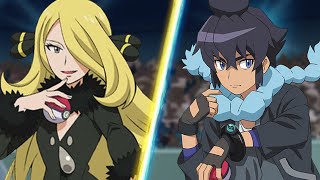 Pokemon Battle Cynthia Vs Alain [upl. by Isabella833]