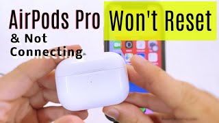 Fix AirPods Pro Wont Reset Or Connect issues in 2024 101 Solved [upl. by Nednarb]