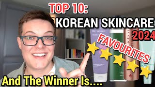 Top 10 BEST KOREAN SKINCARE 2024 [upl. by Henn]