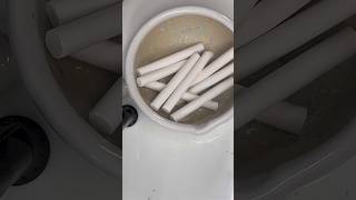 Doms dustless white chalk unboxing ✨😍asmrsounds chalkasmrvideo satisfyingcrushing [upl. by Toddy]