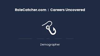 Demographer  Careers Uncovered [upl. by Pineda11]