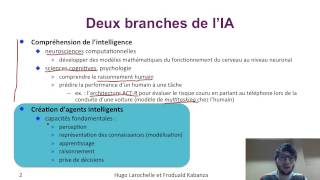 Intelligence Artificielle 11  Agents intelligents  motivation [upl. by Saddler]