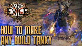 How to make any build tanky and stop dying in PoE  Path of Exile Delirium [upl. by Ocker303]