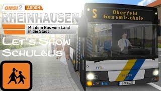 OMSI 2 Addon Rheinhausen Schulbus Domshof → Oberfeld  MAN A21 NL31315 ZF ☆ Lets Play OMSI 2 [upl. by Jeanie]