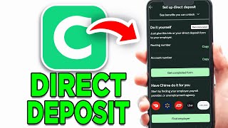 How To Setup Direct Deposit On Chime  Full Guide [upl. by Anyer]