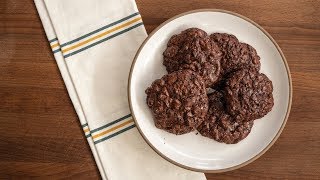 The BEST Chocolate Cookie is FLOURLESS and Glutenfree [upl. by Tibbs]