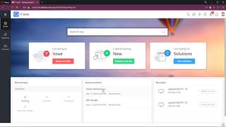 ManageEngine ServiceDesk Plus Cloud Self Service portal [upl. by Ytsanyd]