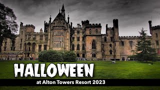 Halloween at Alton Towers Resort 2023 4K [upl. by Stutzman]