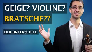 Geige oder Violine Erfahre den Unterschied und die 5 wichtigsten Aspekte Violine Geige [upl. by Smitty]