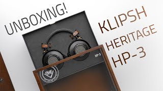 UNBOXING the Klipsh Heritage HP3 [upl. by Aluino]