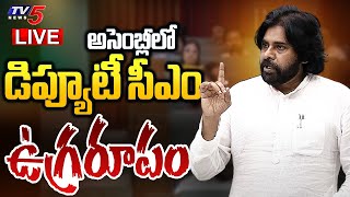 LIVE  Deputy CM Pawan Kalyan Powerful Speech at AP Assembly  TV5 News [upl. by Regnig]