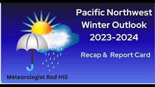 Portland Weather NW Winter Recap EL Nino Update [upl. by Swithbart]