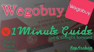 Wegobuy  1 Minute quotEverything You Need to Knowquot Guide [upl. by Juana]