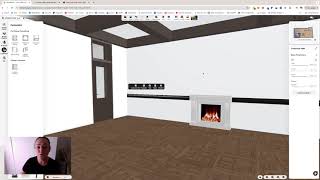 How to add a Dado Rail or Picture Rail using Homestyler 3dmodels 3drenders interiordesign howto [upl. by Dammahum]