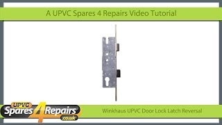 Winkhaus Door Lock Case Latch Reversal [upl. by Enar]