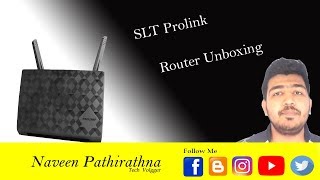 Most Powerful SLT Router Review  Sinhala [upl. by Analahs]