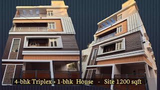 Premium 4 BHK Duplex  1bhk  G  25 Floors  site 1200 Sqft  buildup 3900 sqft  Bangalore [upl. by Walton]