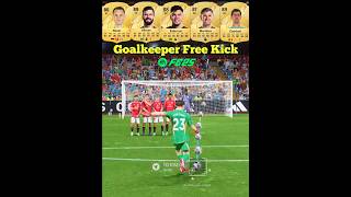 Goalkeeper Free Kick Battle In FC 25 goalkeepersaves freekickgoals eafc25 shortvideo [upl. by Berthe]