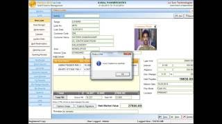 FinAcc  Pawnbroking Software Creation of New Loan Gold Finance Software Demo Pawnbroker videos [upl. by Mathew]