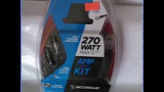 Scosche 270 Watt Max Amp Wiring Kit [upl. by Fulton417]