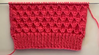 Very Easy Knitting Design For SweaterCapCardiganJacket [upl. by Aeneus811]