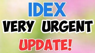 IDEX Coin Today Update  IDEX Technical Analysis  IDEX Price Prediction [upl. by Terb]