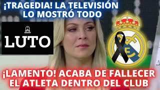 ¡LAMENTO ACABA DE FALLECER EL ATLETA DENTRO DEL CLUB  LA TELEVISIÓN LO MOSTRÓ TODO [upl. by Anaoy518]