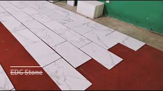 Marble Calacatta White Tiles Layout [upl. by Portie17]