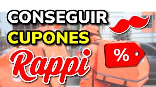 🎁 CÓMO CONSEGUIR CUPONES DE DESCUENTO EN RAPPI  2024 [upl. by Shepperd380]