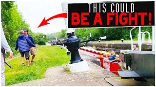 CANAL RAGE HUGE CONFRONTATION AT A LOCK Can I Get My Drone STUCK In a Tree Back  440 [upl. by Va]