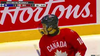 2024 HC World U17 Challenge Highlights  Canada Red vs Finland [upl. by Lukin]