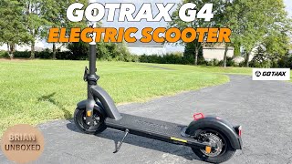 Gotrax G4 Eelectric Scooter  Full Review amp Ride Footage [upl. by Soinotna77]