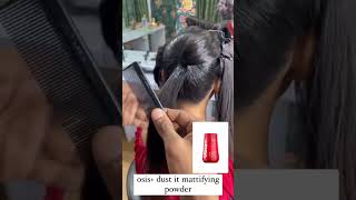 Osis dust it volume powder dry dust powder hairstyle hair hairtransformation fashion [upl. by Calondra]