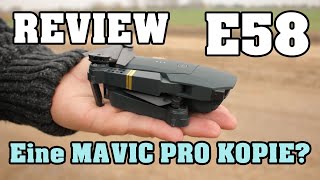 REVIEW DroneX Pro Drohne E58 im TEST  deutsch [upl. by Kepner]