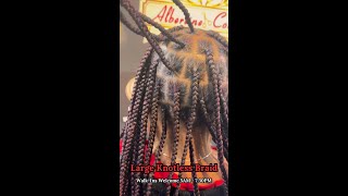 Large Knotless Braid large knotless braid large knotless box braids long knotless braids long k [upl. by Orling]