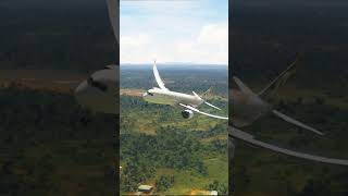 Boeing 787 Etihad Airways Nnamdi Nsimalen Airport Landing Challenge in MSFS shorts [upl. by Petua]