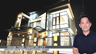 NEW ULTRAMODERN HOUSE AND LOT FOR SALE TAGAYTAY  HOUSE TOUR C77 [upl. by Aynas]