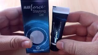 Manforce Staylong Gel  How to use Manforce Staylong Gel [upl. by Cardwell901]