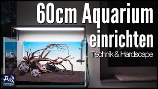 60cm Süßwasser Aquascape Aquarium einrichten von Anfang bis Ende  AquaOwner [upl. by Oinotna770]