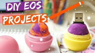 DIY EOS LIP BALM DEUTSCH  EOS USB STICK EOS RADIERGUMMI amp MEHR [upl. by Anwahsad]