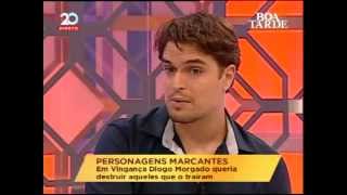 Diogo Morgado no Boa tarde [upl. by Eimoan]