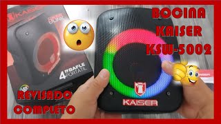 Bocina bluetooth KAISER KSW5002 [upl. by Melquist]