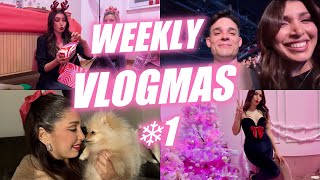 WEEKLY VLOGMAS 🎀 1  VADO A ROMA CONCERTO TEDUA etc  MelissaTani [upl. by Elac18]