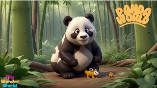 Panda in the Bamboo Forest Panda Cartoon songs [upl. by Noemys]